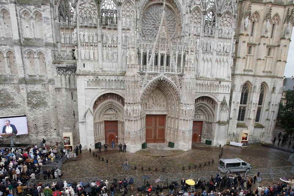 Rouen cathedral in 2016 (AP)