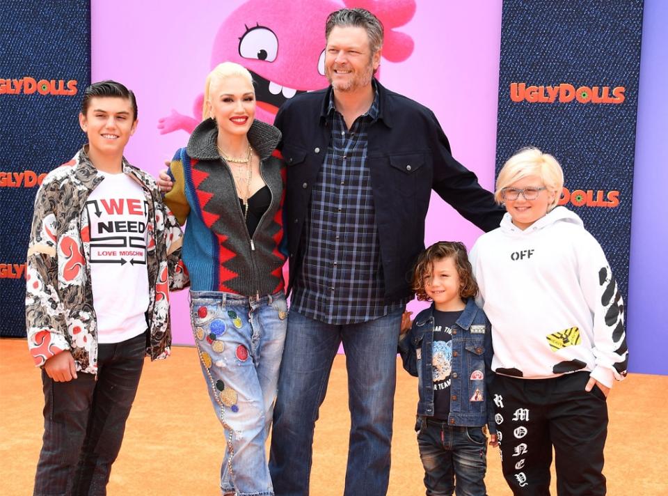 Gwen Stefani, Blake Shelton, Kids 