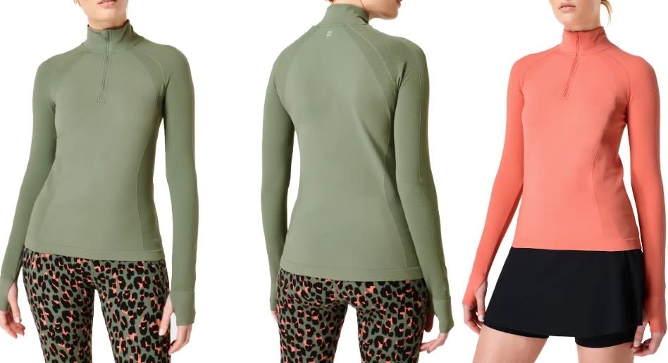 Sweaty Betty Athlete Seamless Half-Zip Workout Top - Nordstrom, $62 (originally $104)