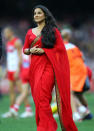 Kareena Kapoor in Ra.One, Vidya Balan in The Dirty Picture and now Sonakshi Sinha in the recently released Rowdy Rathore have sported the red sari in different styles and drapes.