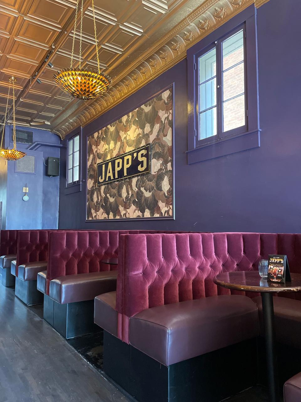 Japp's in Cincinnati's Over-the-Rhine neighborhood has undergone a renovation since 4EG purchased it earlier this year. The decor is a nod to its origin as a hair store.