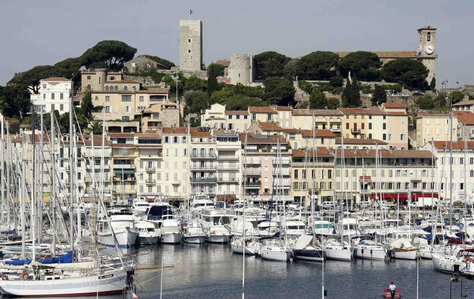 File photo of luxury yachts and boats mooring in the port of Cannes