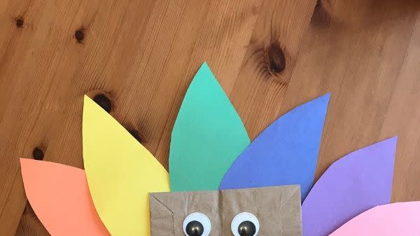 turkey bag easy thanksgiving crafts for kids