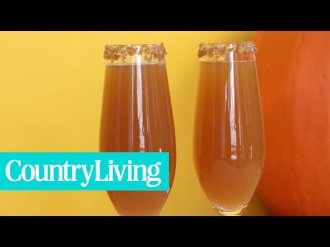 Apple Cider Mimosas