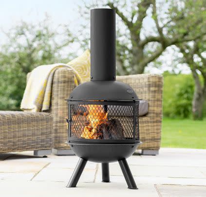 Or go for this small yet chic chiminea if you’re short on space