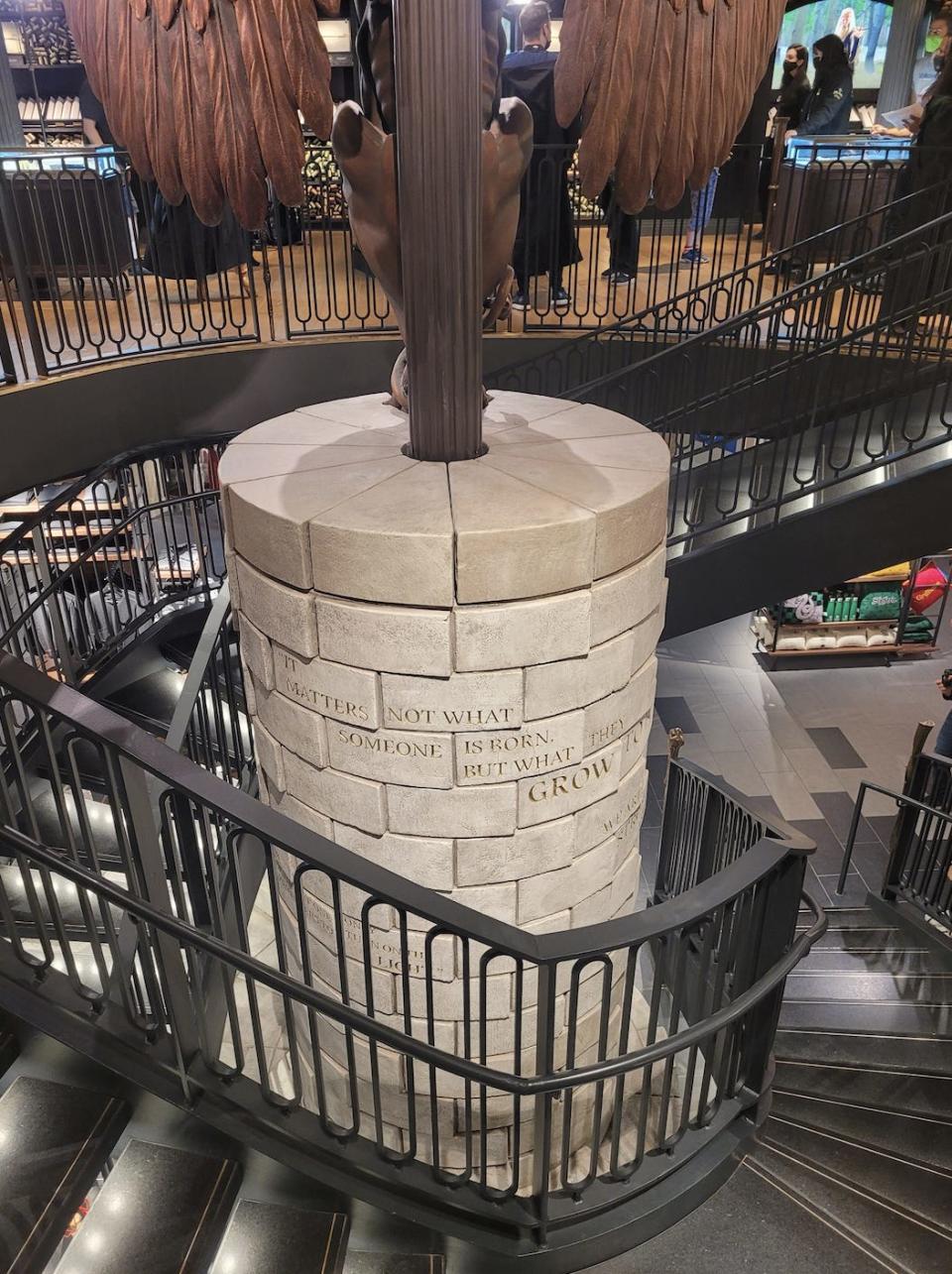 harry potter store staircase'