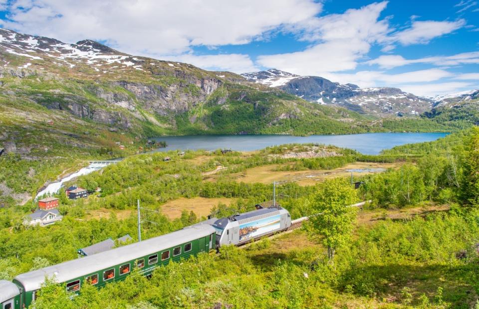 <p>One of the steepest railways in the world, with incredible scenic views, the Flåm Railway was named on the top 10 train journeys in Europe by National Geographic Traveler Magazine. The two-hour trip takes you 867 meters above sea level from Sognefjord in Flåm to the mountain top in Myrdal.</p>