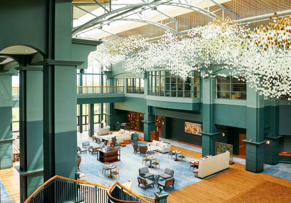 The atrium at Fairmont St Andrews (Supplied)