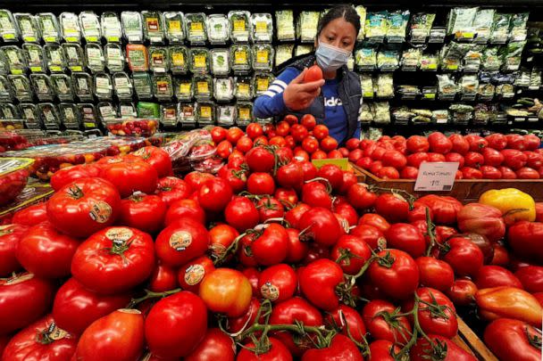 PHOTO: A person shops at a Whole Foods grocery store in the Manhattan borough of New York City, New York, U.S., March 10, 2022. (Carlo Allegri/Reuters)