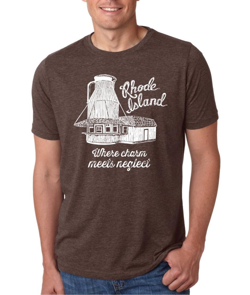 Providence’s Milkcan Industries has a variety of graphic T's that poke fun at and show pride in Rhode Island.