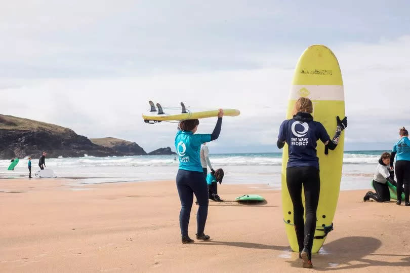 The Wave Project is a national charity based in Newquay saving young people's lives through the power of the sea and surf therapy