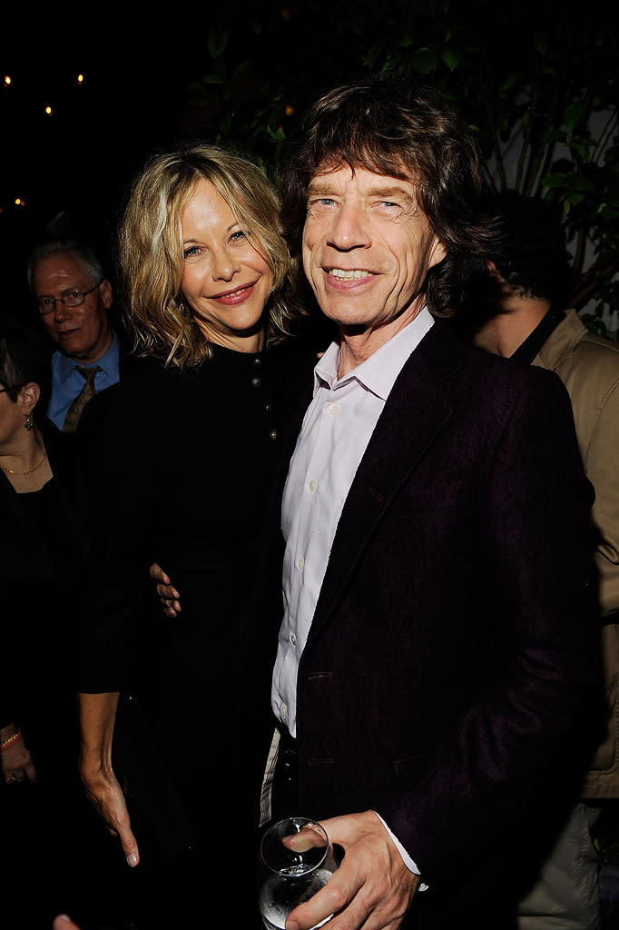 The Women NY Premiere 2008 Meg Ryan Mick Jagger