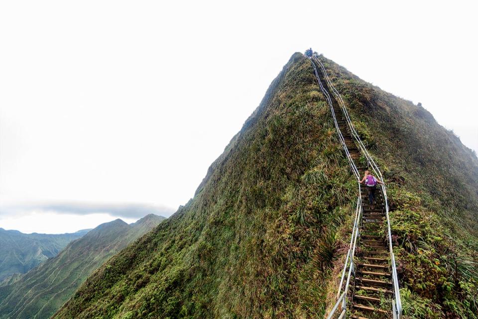The Haiku Stairs will take at least six months to dismantle (Getty)