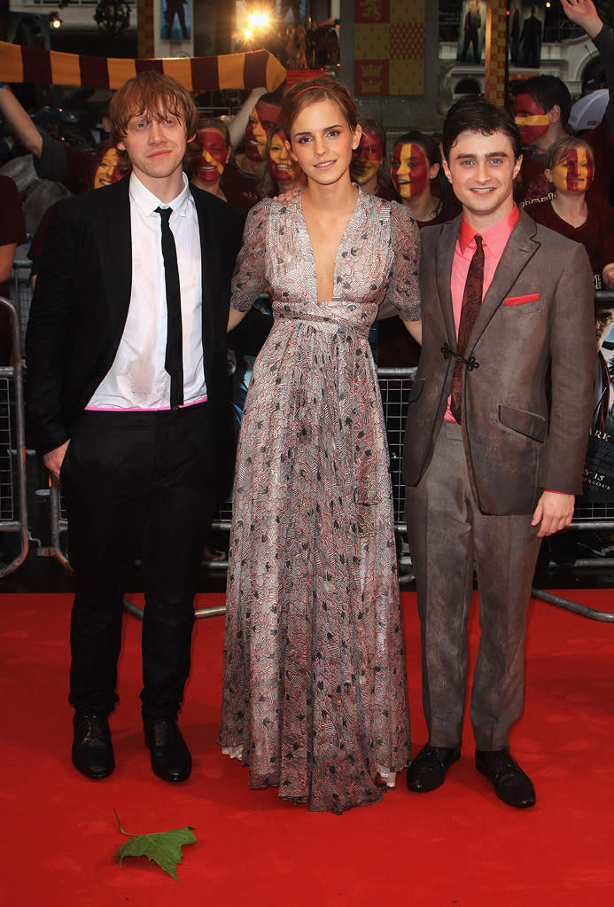 Harry Potter and the Half Blood Prince UK Premiere 2009 Rupert Grint Emma Watson Daniel Radcliffe