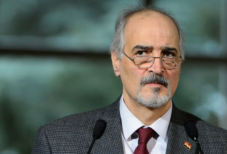 Syrian ambassador to the United Nations, Bashar al-Jaafari, seen in April 2016, is an experienced negotiator involved in past failed talks in Geneva, will head the regime delegation in Astana