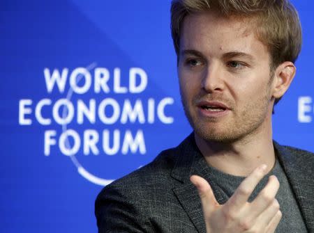 Former Formula One driver Nico Rosberg of Germany attends the World Economic Forum (WEF) annual meeting in Davos, Switzerland January 20, 2017. REUTERS/Ruben Sprich