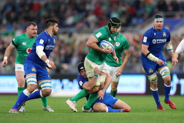 Caelan Doris made his Test debut in the first match of the Andy Farrell era in 2020