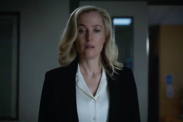 <p>Netflix</p> Gillian Anderson in 'The Fall'.