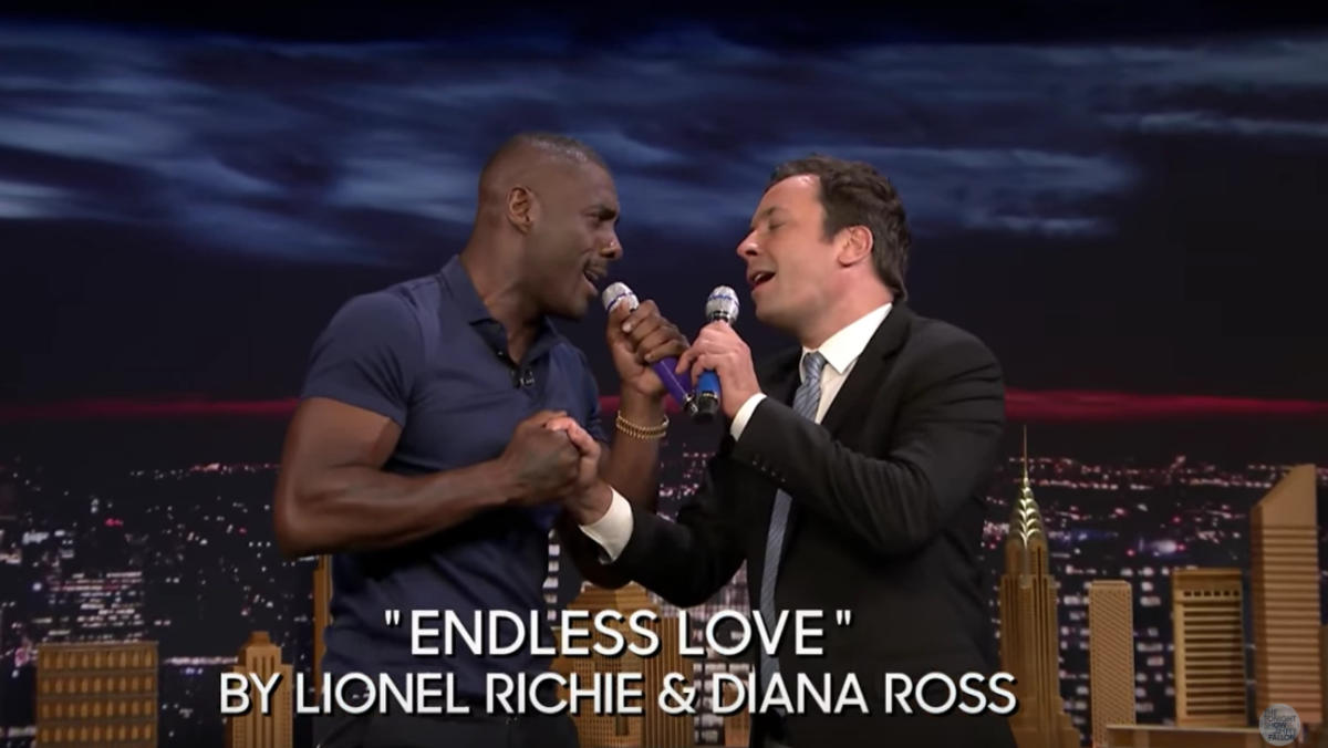 Idris Elba And Jimmy Fallon Sing Soulful Chipmunk Rendition Of Endless Love