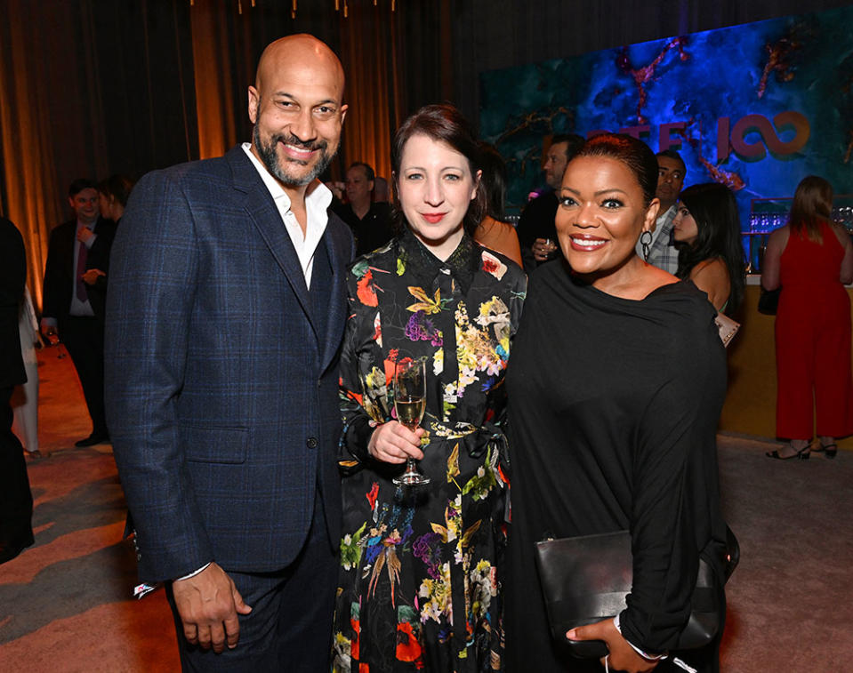 Keegan-Michael Key, Elle Key and Yvette Nicole Brown. - Credit: Michael Kovac/Getty Images