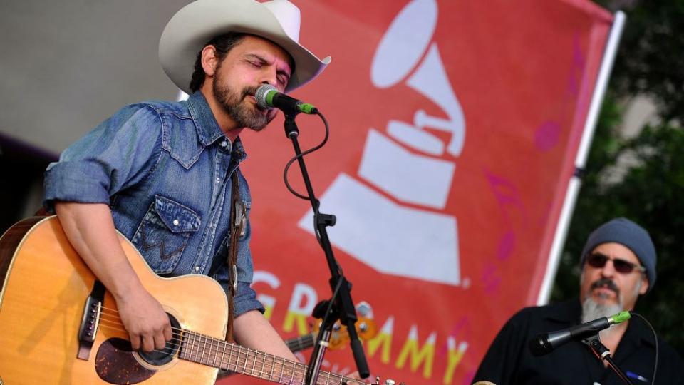 austin, tx march 16 guitarist rick trevino of los super seven performs at the grammy block party during sxsw music at the four seasons hotel on march 16, 2017 in austin, texas photo by sasha haagensengetty images for the recording academy