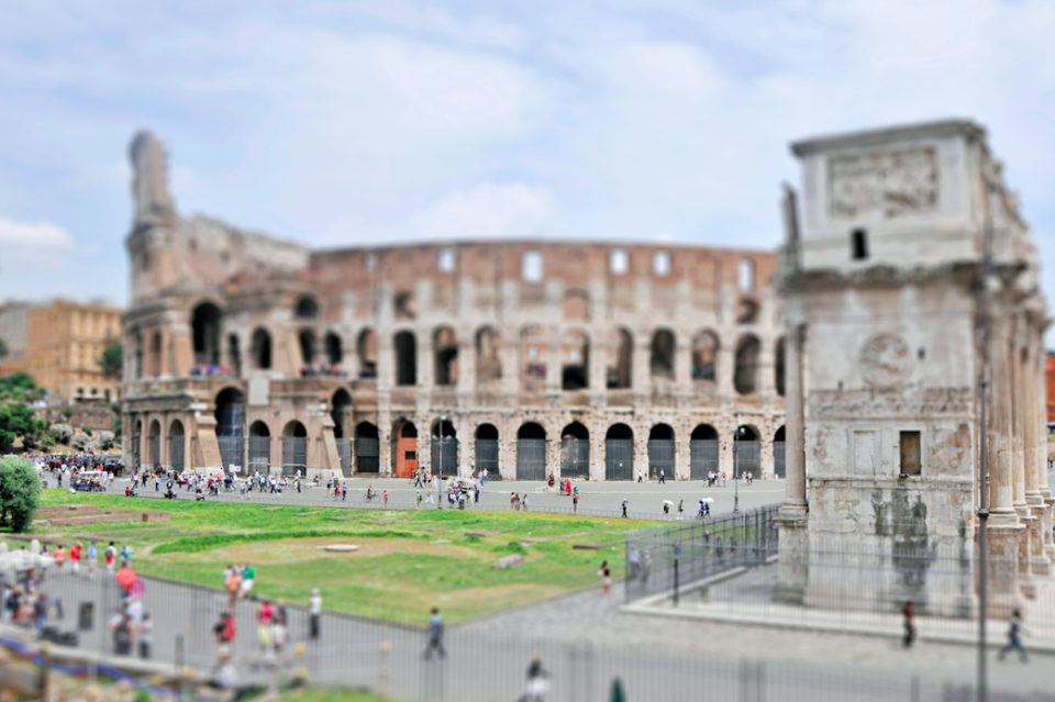 Big or small, the Colosseum in Rome is always epic.