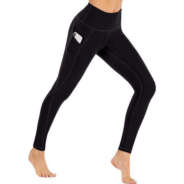 Ewedoos Fleece Lined Thermal Yoga Pants with Pockets - Winter Leggings