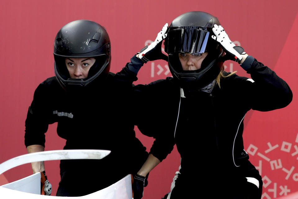 Nadezhda Sergeeva finished 12th in the women’s bobsled competition in PyeongChang.