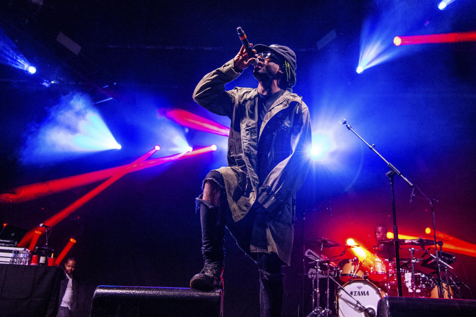 FILE - Ty Dolla $ign performs at the Voodoo Music Experience on Oct. 27, 2018, in New Orleans. The rapper turns 41 on April 13. (Photo by Amy Harris/Invision/AP, File)