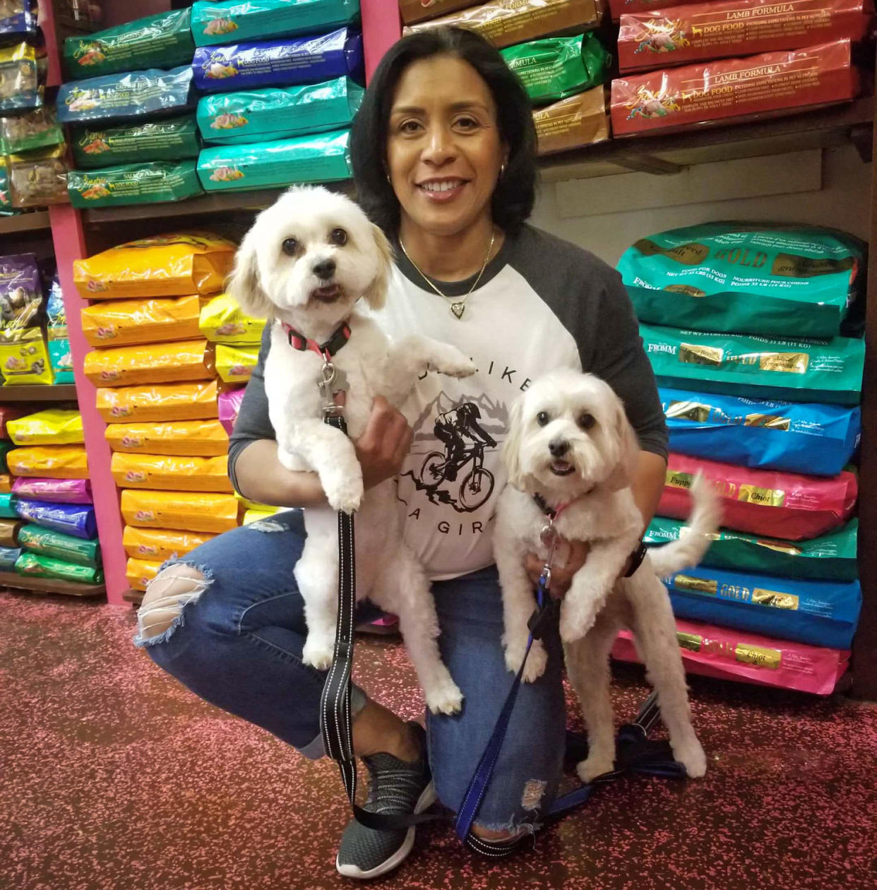 Victoria Boyd with her two Cockapoos, Zuko and Sandy. (Courtesy Victoria Boyd)