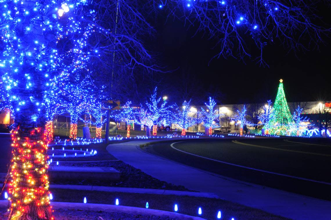 The Senske lights display in Kennewick.