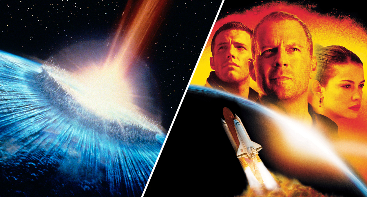 1998 was the battle of duelling asteroid movies Deep Impact and Armageddon. (Paramount/Touchstone)