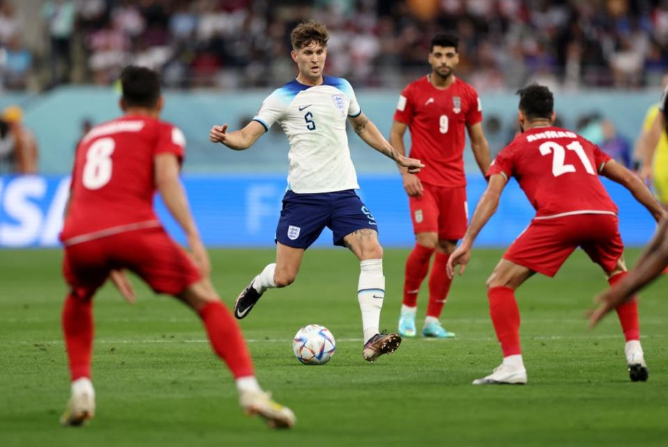 Stones was annoyed at the two goals England conceded against Iran (Getty Images)