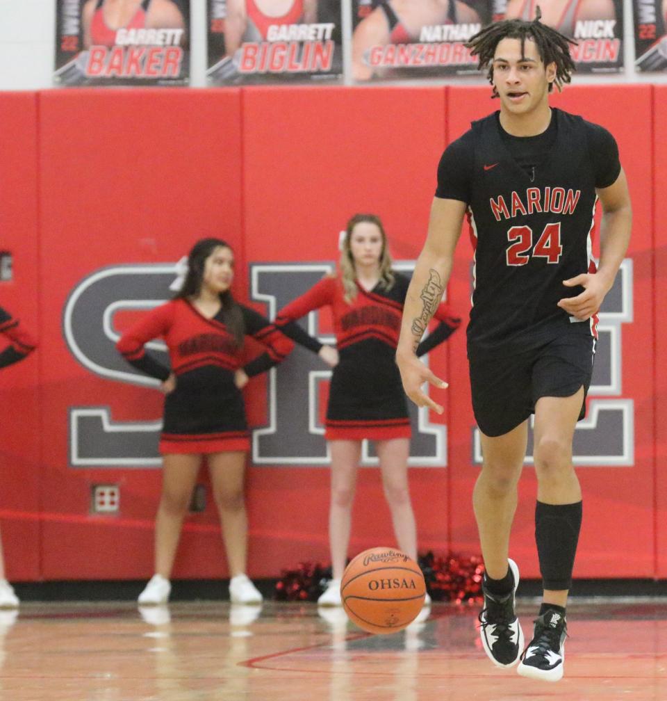 Harding's Wesley Stokes led the Presidents with 22 points in a loss to Shelby on Saturday.