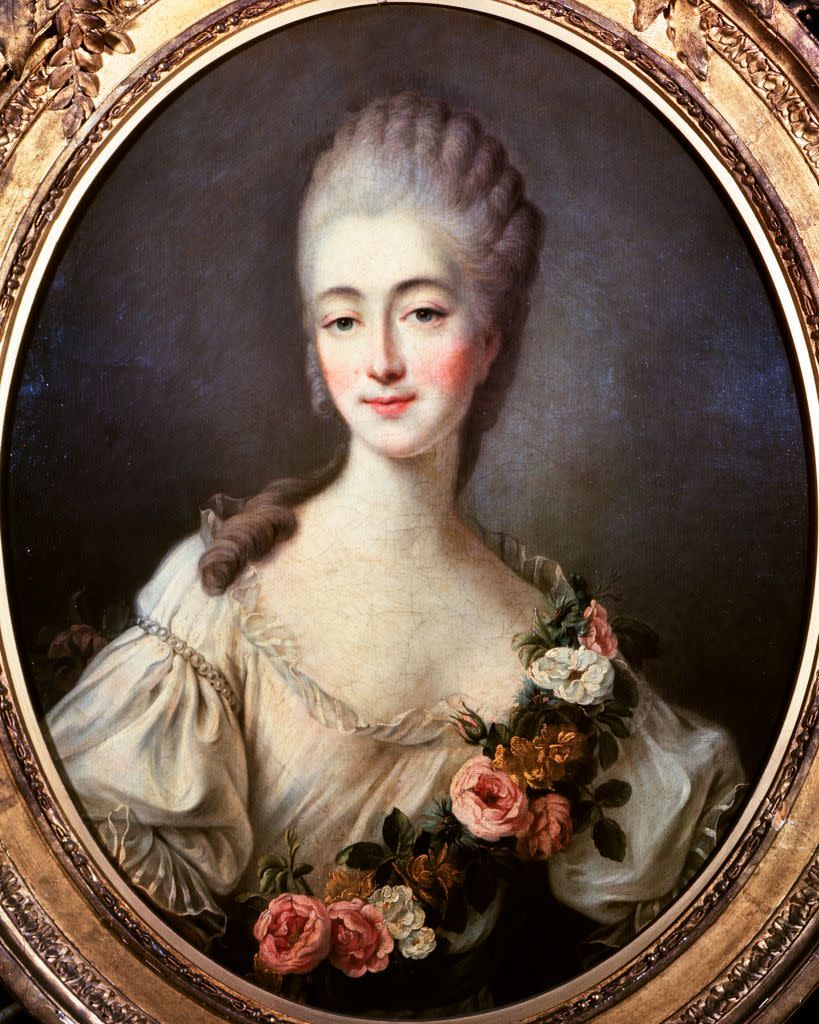 a painted portrait of madame du barry