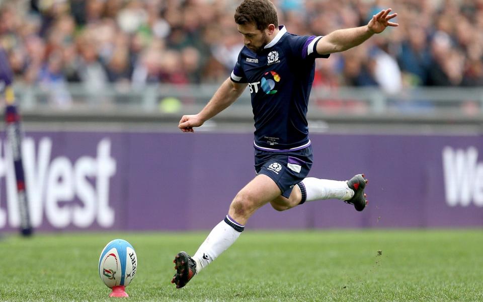 Greig Laidlaw's 79th-minute penalty edged Scotland past Italy - PA