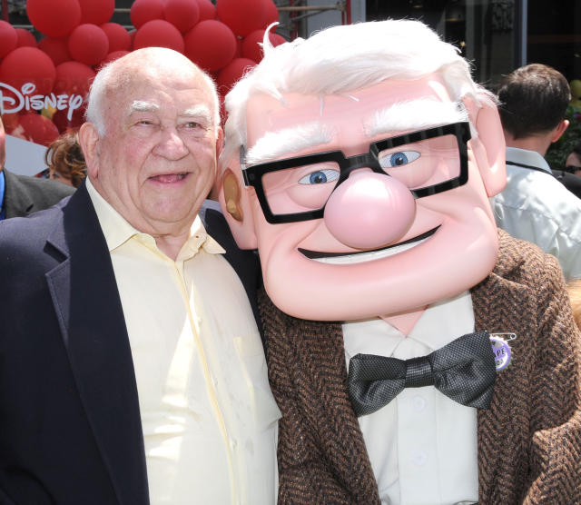 Actor Ed Asner arrives to the Los Angeles premiere of 