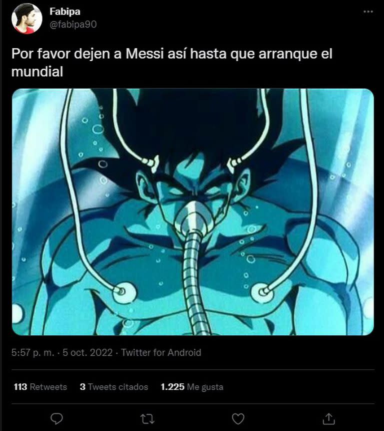 Meme de Lionel Messi en Twitter para resguardar al futbolista hasta que comience el Mundial de Qatar 2022