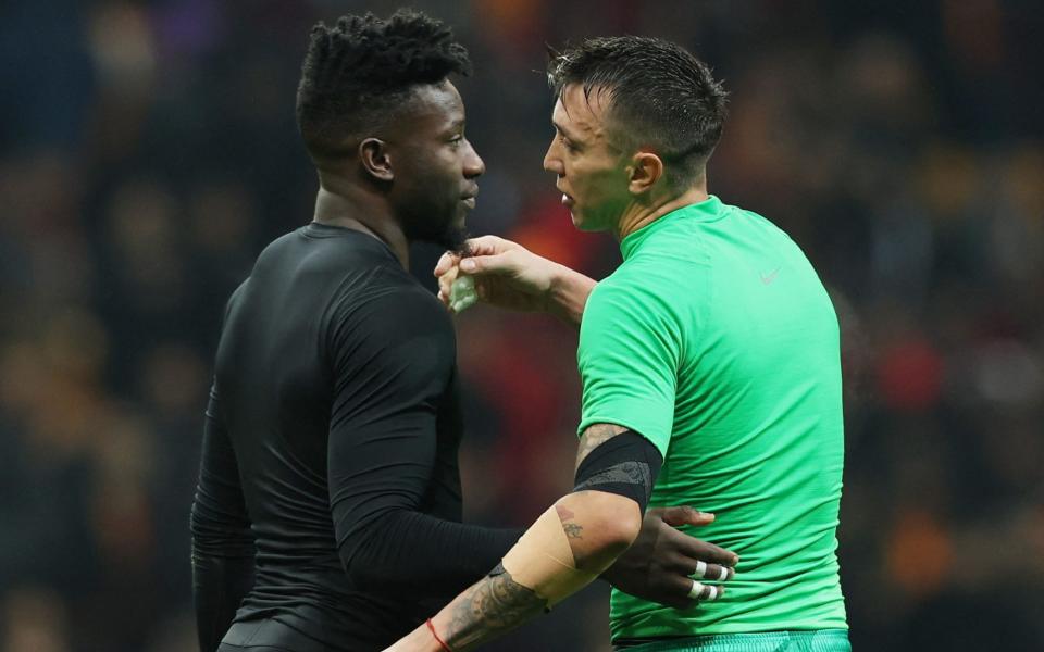 Fernando Muslera consoled Onana at the whistle