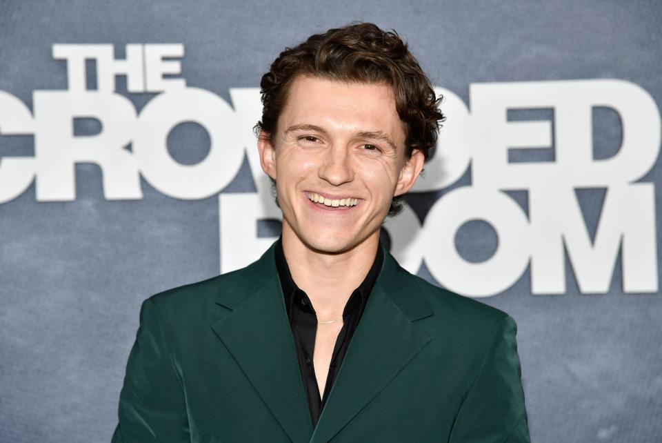 Tom Holland attends the Apple TV+ limited series premiere of "The Crowded Room" at the Museum of Modern Art on Thursday, June 1, 2023, in New York.