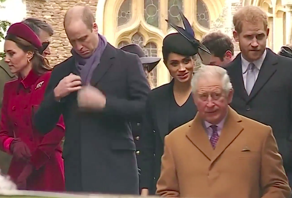 That scarf must really be annoying him. Photo: Reuters