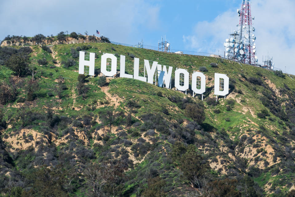 The Hollywood sign in Los Angeles, United States of America