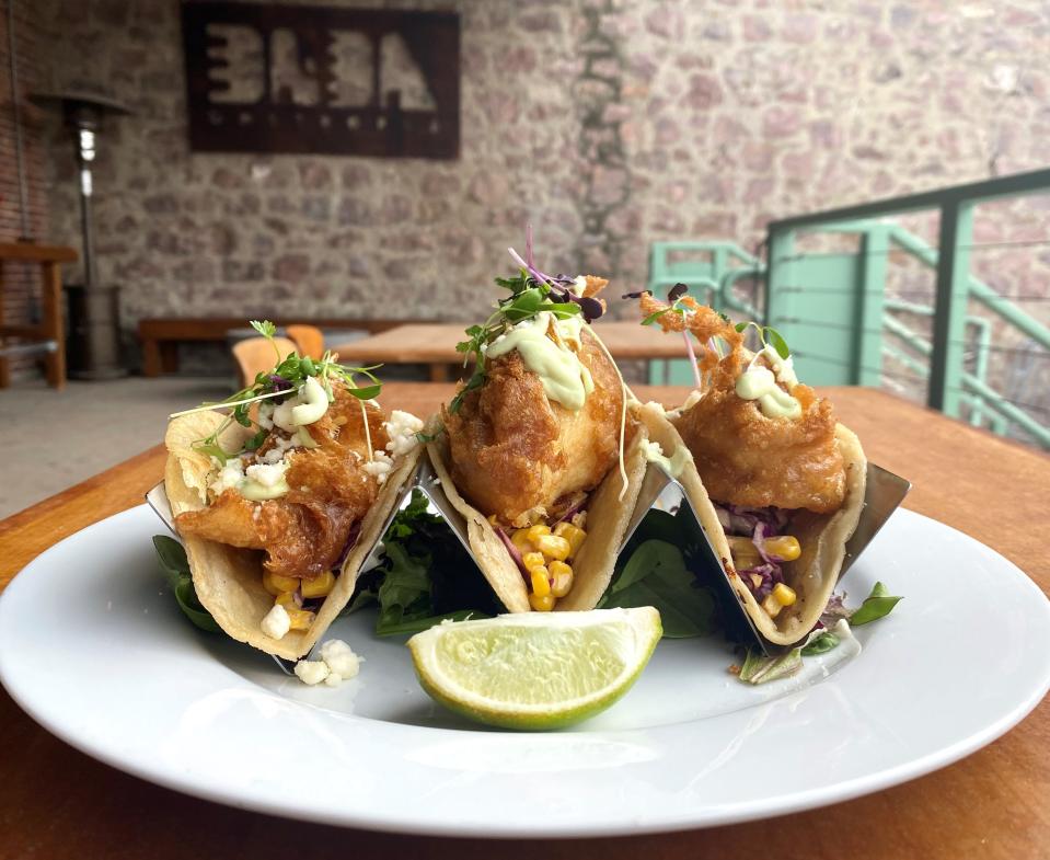 DaDa Gastropub is serving up these halibut fish tacos during Downtown Restaurant Week April 1-9, 2022.