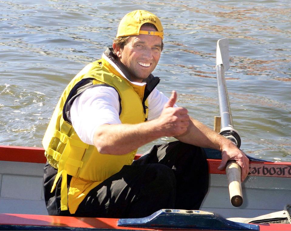 Robert F. Kennedy, Jr. attends The Nautica-Riverkeeper Challenge benefit April 4, 2001 at Pier 60 in New York City. He has rejected claims he’s against vaccines (Getty Images)