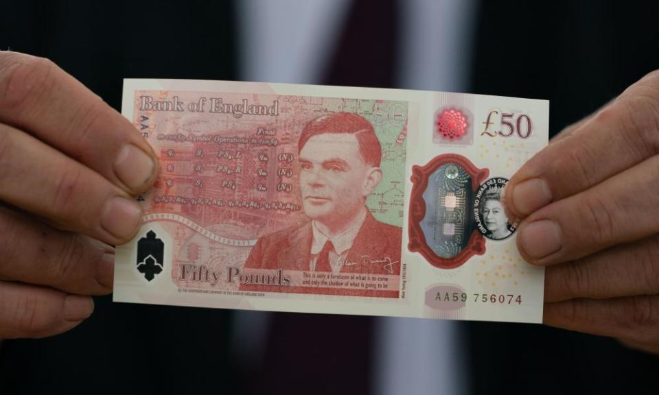 The new Alan Turing £50 note