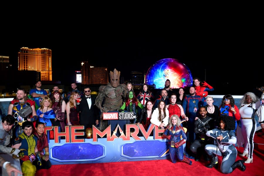 LAS VEGAS, NEVADA – NOVEMBER 07: Guests attend THE MARVELS Reception and Special Screening at The Westin Las Vegas and AMC Town Square 18 in Las Vegas, Nevada on November 07, 2023. (Photo by Denise Truscello/Getty Images for Disney)