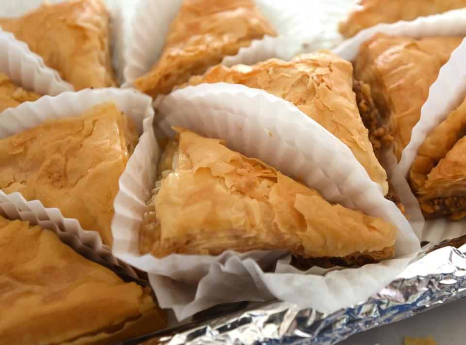 Baklava is one of the many Greek pastries that will be served at Fayetteville's Greek Festival, happening this weekend at Saints Constantine and Helen Greek Orthodox Church.