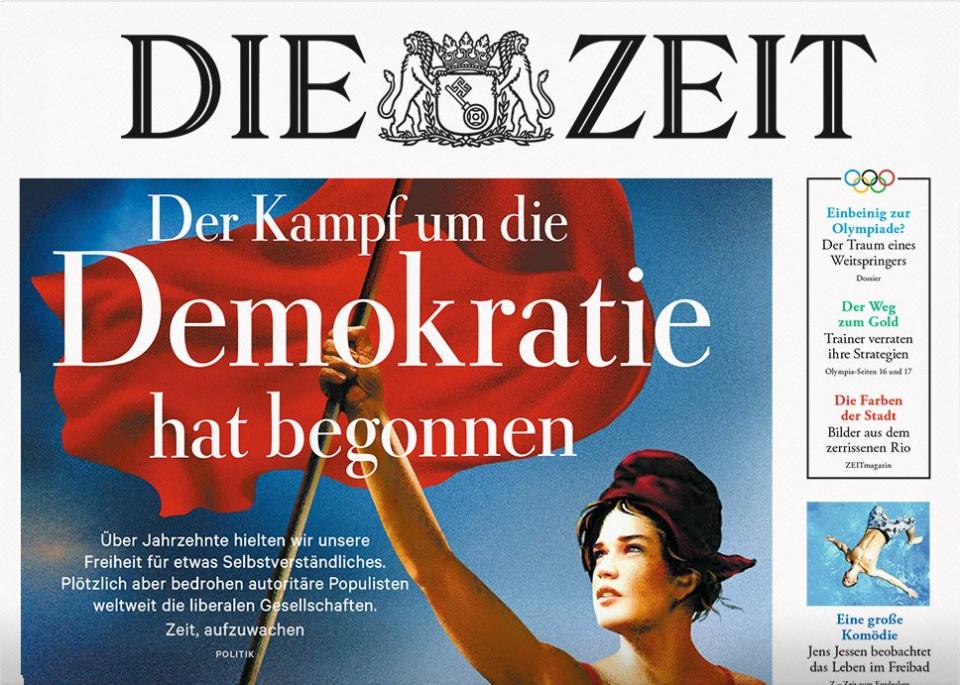 <p>Die Zeit genießt in Deutschland seit jeher ein hohes Ansehen – in Leser- wie in Journalistenkreisen. So ist es wenig überraschend, dass sich die Zeitung derart hoch platzieren kann. (Foto: Zeit.de) </p>