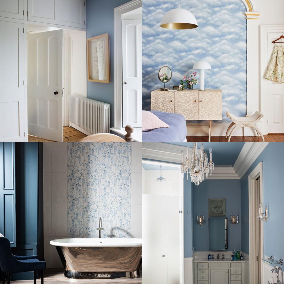 13 interior ideas inspired by 'Bright Skies' blue