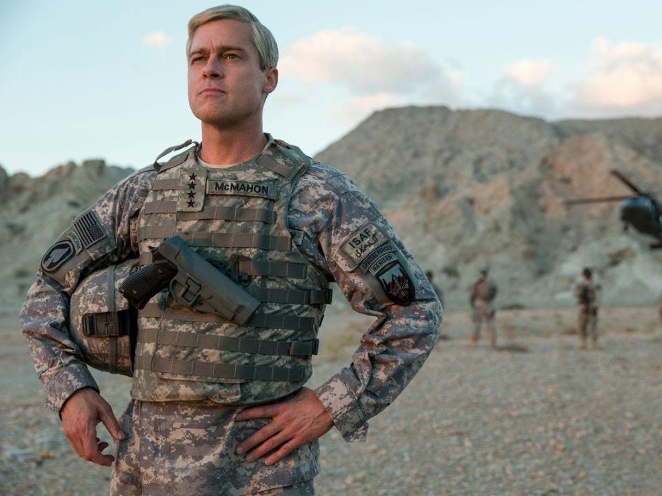 brad pitt war machine